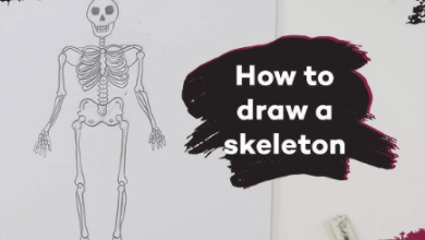 Cool:_M-Mutgixyq= How to Draw a Skeleton